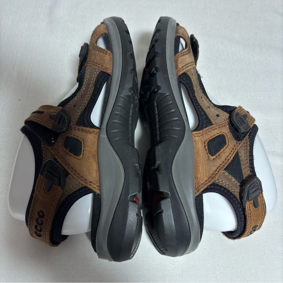 Ecco Receptor Technology Arch Support Wave Footbed Sandals Women’s Size 39 US 8 - Picture 3 of 12